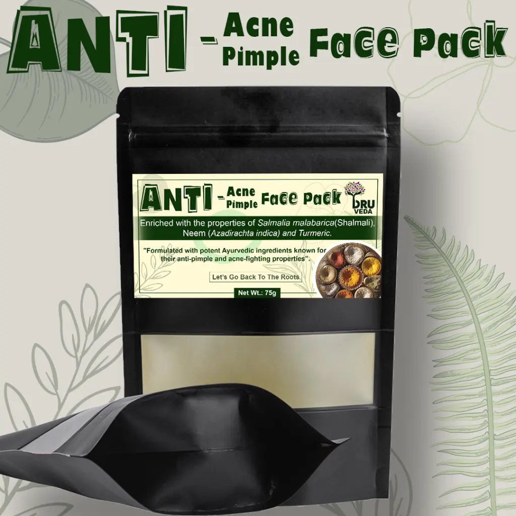 Anti-Acne Pimple Face Pack.